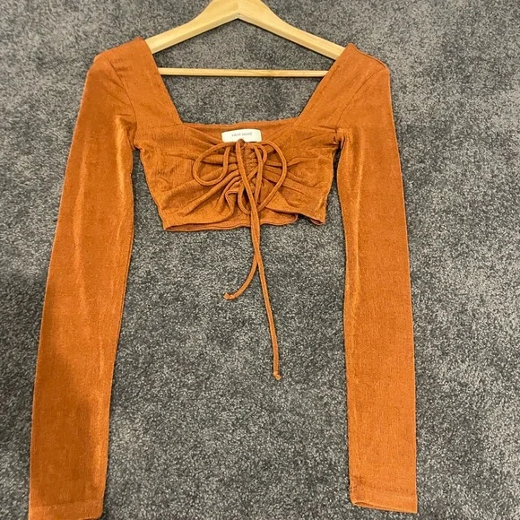 FIRST MUSE 🧡 TALIA TIE FRONT TOP 🧡 - Picture 3 of 13